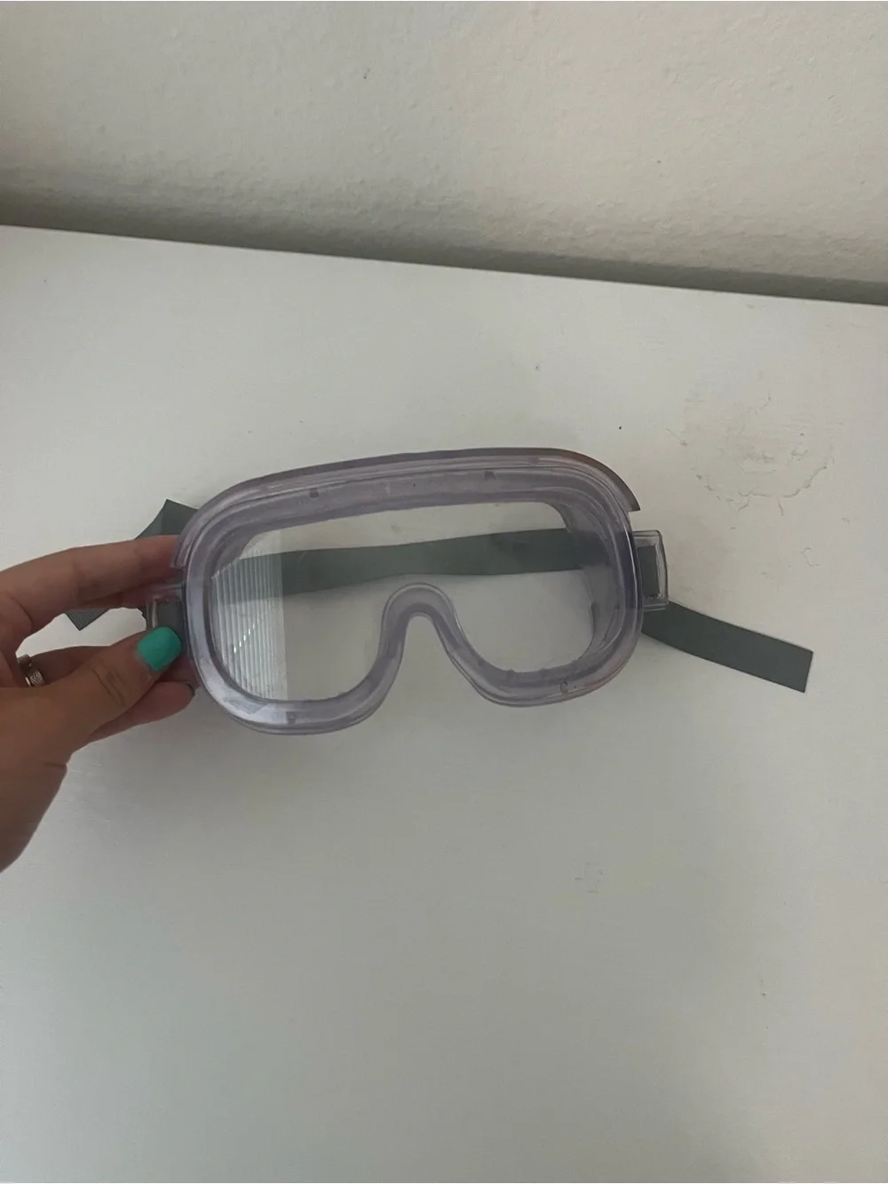 Lab Goggles with Gray Strap